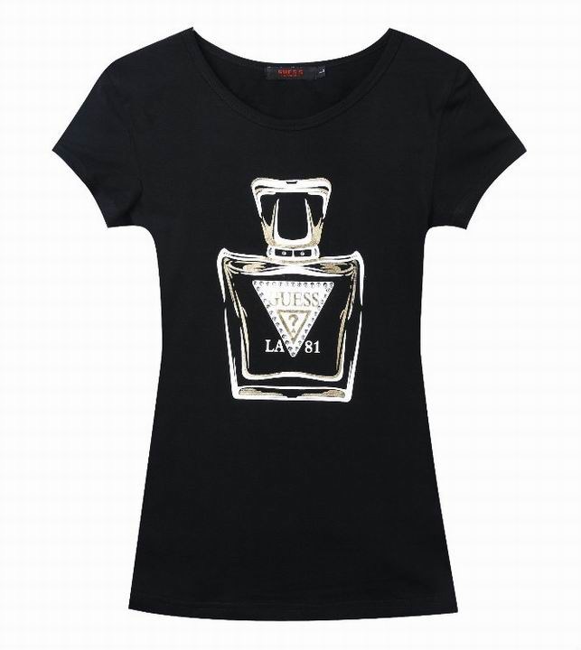 Guess short round collar T woman S-XL-015